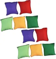GANAZONO 10pcs Bean Bags for Outdoor Tossing Games Sandbag for Family Fun Indoor Toss of Each Color