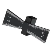 Dovetail Marker Guide, Aluminum Alloy Dovetail Marking Jig Guide Marker Scriber