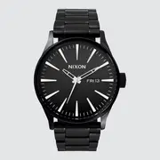 [Nixon] Sentry Stainless Steel Watch All Black/ White