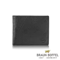 在飛比找蝦皮商城優惠-BRAUN BUFFEL 邦維爾系列8卡中間翻零錢袋皮夾 B