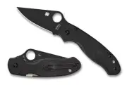 Spyderco Knives Para 3 Liner Lock Black FRN Handle BD1N C223PBBK