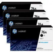 HP 76A LaserJet Pro Toner Ink Cartridge Black CF276A JetIntelligence 4 Pack