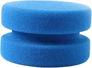 CLISPEED 5 Pcs Double Sided Waxing Sponges for Car Maintenance and Cleaning for Kitchens and Bathrooms Blue Color Dirt Removal with Extra Thick Absorbency
