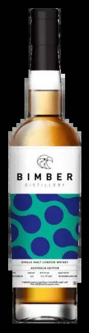 Bimber Australia Edition ex-Bourbon Cask Strength Single Malt London Whisky (700mL)