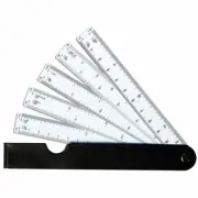 2Pcs Scale Ruler 19cm Engineer Scale Architect Rulers Plastic