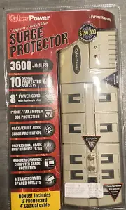 Cyberpower 1080 10-Outlet Surge Protector- 3600 Joules Great For Home Theater