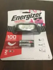Energizer Universal Headlamp Flashlight w/Batteries 100 Lumens 2 Modes