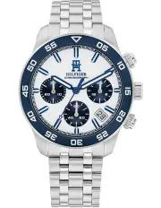 [Tommy Hilfiger] Chrono Bracelet Watch in Sliver