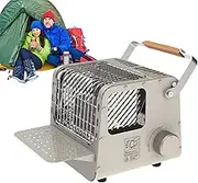 jamgeery Backpacking Heater | 1100W Outside Heater | Safe Overpressure Protection, Winter Warmer, Space Heater for Hiking Backpacking Ice Fishing Travel