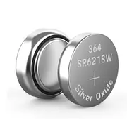 Pack of 5 SR621SW 364 AG1 Silver Oxide 1.55V Battery