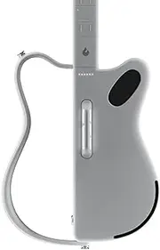 [LAVA] GENIE Sampler Guitar, No String Attached, Hundreds of Instrument Presets, Onboard Speaker, Foldable, Detachable, White, 30.5 inch.