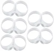 NOLITOY Toe Flexibility Trainer 5 Pairs of Silicone Magnetic Toe Rings Foot Massage for Relief Exercise