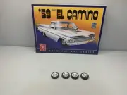 AMT 1/25 1959 El Camino Wheels And Tires /Junkyard/Diorama