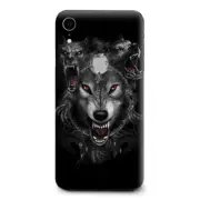 Skins Decal Wrap for Apple iPhone XR - Angry Wolves Pack Howling