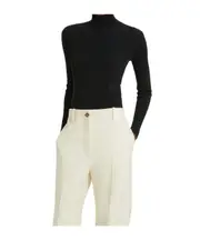 Patou Turtleneck Merino Knit Sweater XS,L,M black