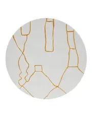 [Rug Culture] Paradise Amy Round Rug in Gold