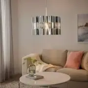 IKEA ALVSTARR 20" Lamp Shade , Silver Color, , New in Box 604.048.98