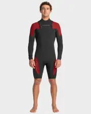 Mens 2/2mm Mercury Front Zip Long Sleeve Springsuit