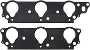 X AUTOHAUX Engine Intake Manifold Gasket for Honda Accord 1998-2003 Intake Manifold Sealing Gasket No.17055P8AA01 Metal 2 Pcs