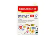 Elastoplast Sensitive Kids XL Plasters (6x7cm) Pack of 10's