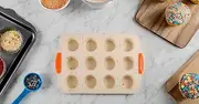 12 Cups Cake Pan, Non-Stick Baking Pan for Oven Carbon Steel molds Bakeware Tools French Pastry Molds Muffin Cupcake Pan (12-Cavity)