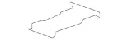 Genuine GM Cover R/Seat Trk Fin *Ebony 88992403