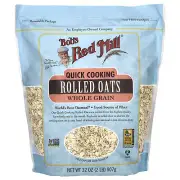 Quick Cooking Rolled Oats, Whole Grain, 32 oz (907 g)