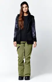 WOMEN'S/JRS NEFF FROST SHREDDER ECM BLACK JACKET COAT NEW $95