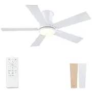 Ceiling Fans with Lights,Indoor/Outdoor Ceiling Fans Remote Control,5 Blades ...