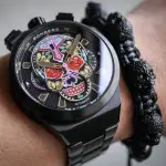 【BOMBERG】BOLT-68 NEO 系列 黑色卡拉維拉計時手錶 99狂買節(BF44CHAPBA.04-2.12)