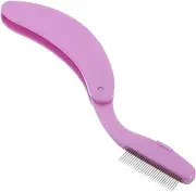 PACKOVE Folding Eyelash Comb and Eyebrow Grooming Tool Portable Brow Comb for Women Travel Friendly Design Compact and Lightweight Eyelash Brushes for Cleansing and Grooming