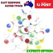 100x Set 6mm 8mm 15mm Boggle Eyes Plastic Eyes Moving Dolls Wiggle Googly