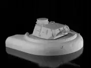 1/72 WW2 German Panzerturm Bunker Pz.III. Painted Resin. 2500 Models On Offer