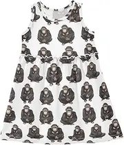 [Caihoyu] Girl Dress Kid Fashion Spring Dresses Summer Active Playwear, Multicolor11, 8 Years