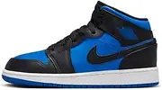 [Nike] Big Kids Air Jordan 1 Mid GS 'Black Royal Blue' DQ8423 042 Grade School - Size 7y
