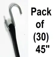(30) ea Master Mechanic MM57 45" EPDM Rubber Bungee Cord Straps