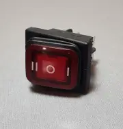 KCD4-203NW DPDT Red Illuminated Waterproof Rocker Switch 16A 250V 1PCS