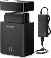 ORICO 2 Bay Hard Drive Enclosure 3.5" SATA HDD Docking Station USB3.0