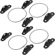 CRILSTYLEO 4 Sets Proofing Furniture Anchors Tip Straps for Wall Securing Cabinets Dressers Bookcases Easy Installation Lightweight Design for Safety