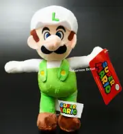 Nintendo Official Fire Super Mario Luigi Soft Plush Doll 8" Stuffed Toy New