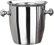 Stainless Steel Ice Bucket - Professional Drink Cooler with Leak-Proof Lid | Multi-Functional Ice Container for Home, Hotel and Pub Use, Double-Walled Design for Optimal Cooling
