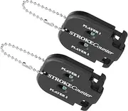 ABS Score Counter with Keychain, Small and Easy to Carry, Mini Stroke Counters for Sports, 2pcs Portable Score Counter for Other Ball Games, ABS Material