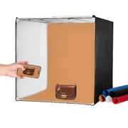 Photo Studio Light Box 5600K with 210 LED Lights Power Adapter, 81.5 x 81.5 x 81.5 cm