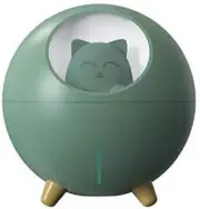 LED Light Humidifier Pet Planet Cat Ultrasonic Aroma Essential Oil Home Diffuser