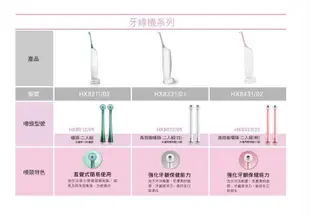 飛利浦 牙線機HX8331/8401/8431 專用噴嘴頭 HX8032 (1盒2入) 雙色可選 (4.8折)