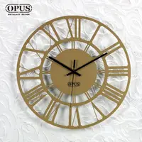 在飛比找momo購物網優惠-【OPUS 東齊金工】歐式鐵藝時鐘 / 靜音壁掛鐘 / 造型