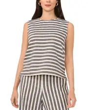 Vince Camuto Sleeveless Crewneck Blouse