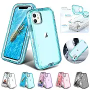 Clear Heavy Duty Shockproof Case For iPhone 16 15 Pro Max 14 13 12 11 XS Cover