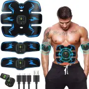 Electric Muscle Toner Machine EMS ABS Abdominal Core Stimulator Belt Fat Burner