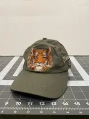 National Zoo Youth Kid Hat Green Strapback Tiger Cap Souvenir Washington DC NEW